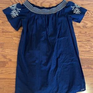 Ingrid & Isabel maternity navy tunic dress